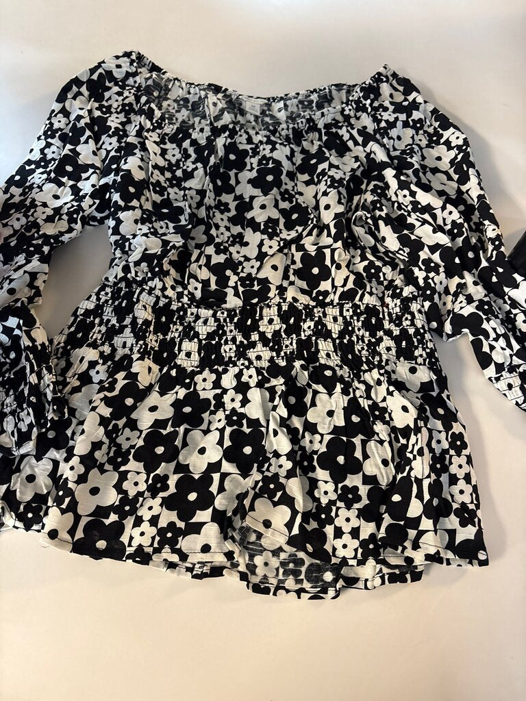 Cato Women's Floral Off-Shoulder Blouse