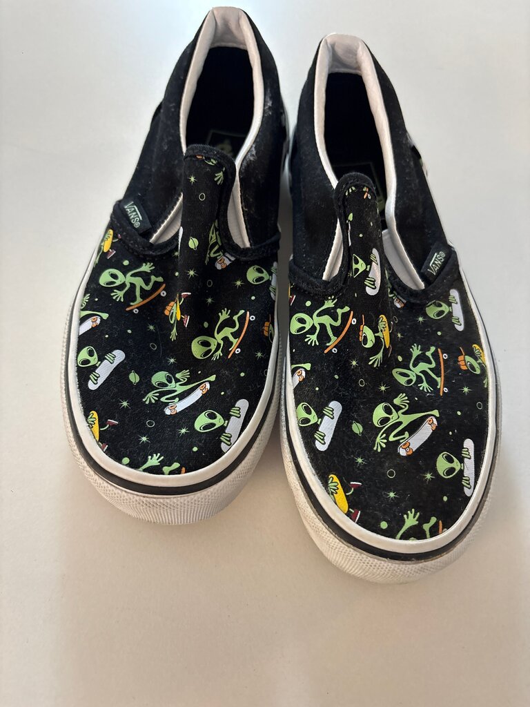Vans Alien Print Kids Slip-On Shoes