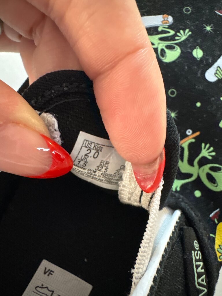 Vans Alien Print Kids Slip-On Shoes