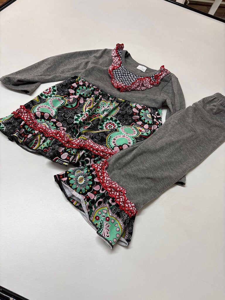 Girls' Long Sleeve Top and Pants Set