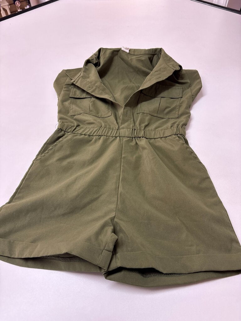 SHEIN Olive Green Romper