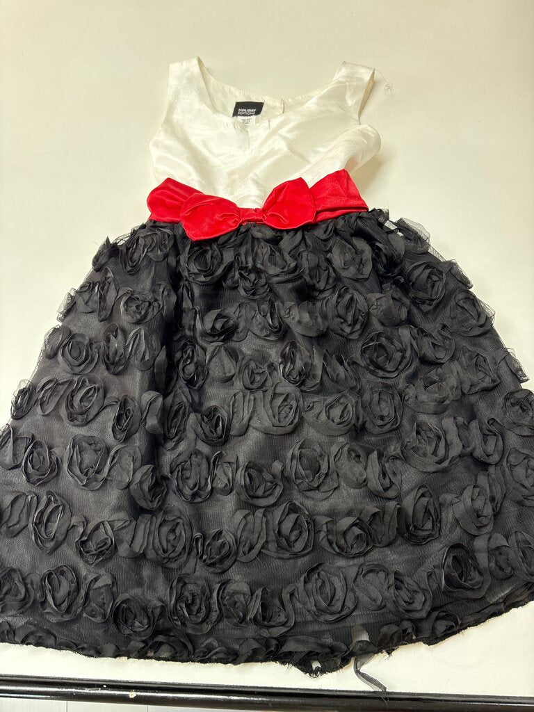 Holiday Editions Girls Dress with Red Bow