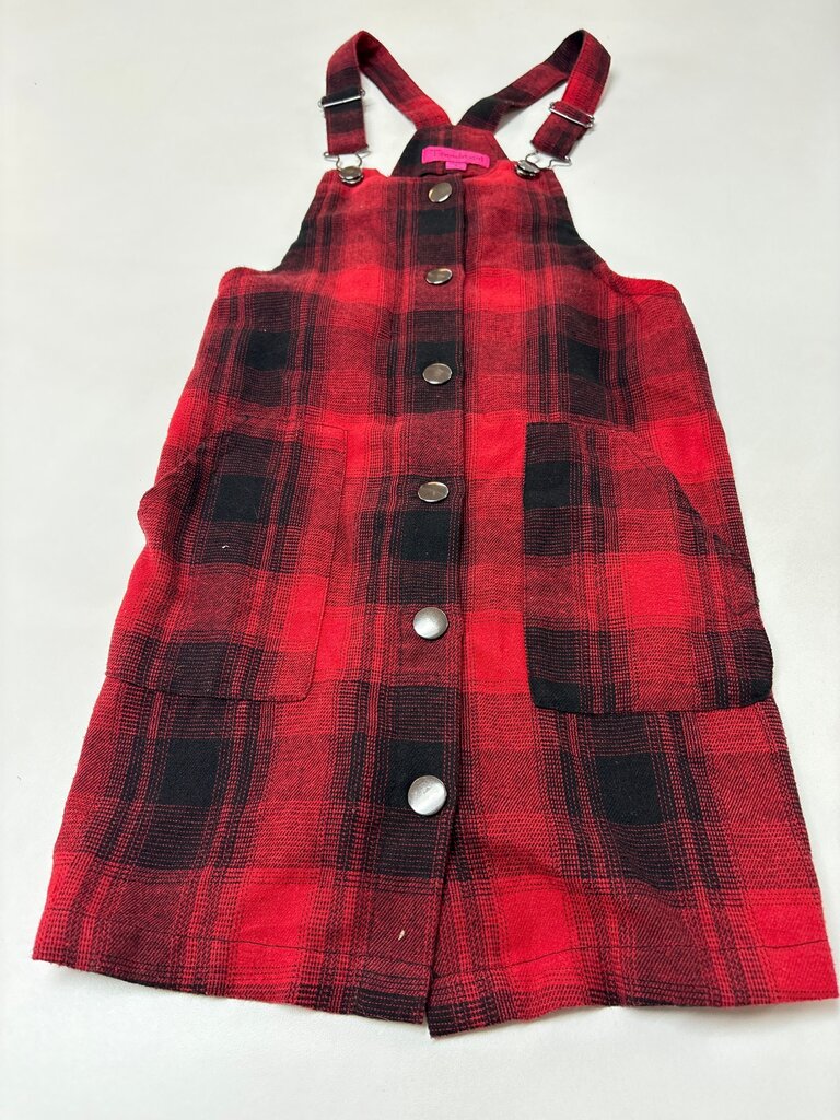 Trende girl Red and Black Plaid Dress