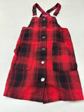 Trende girl Red and Black Plaid Dress
