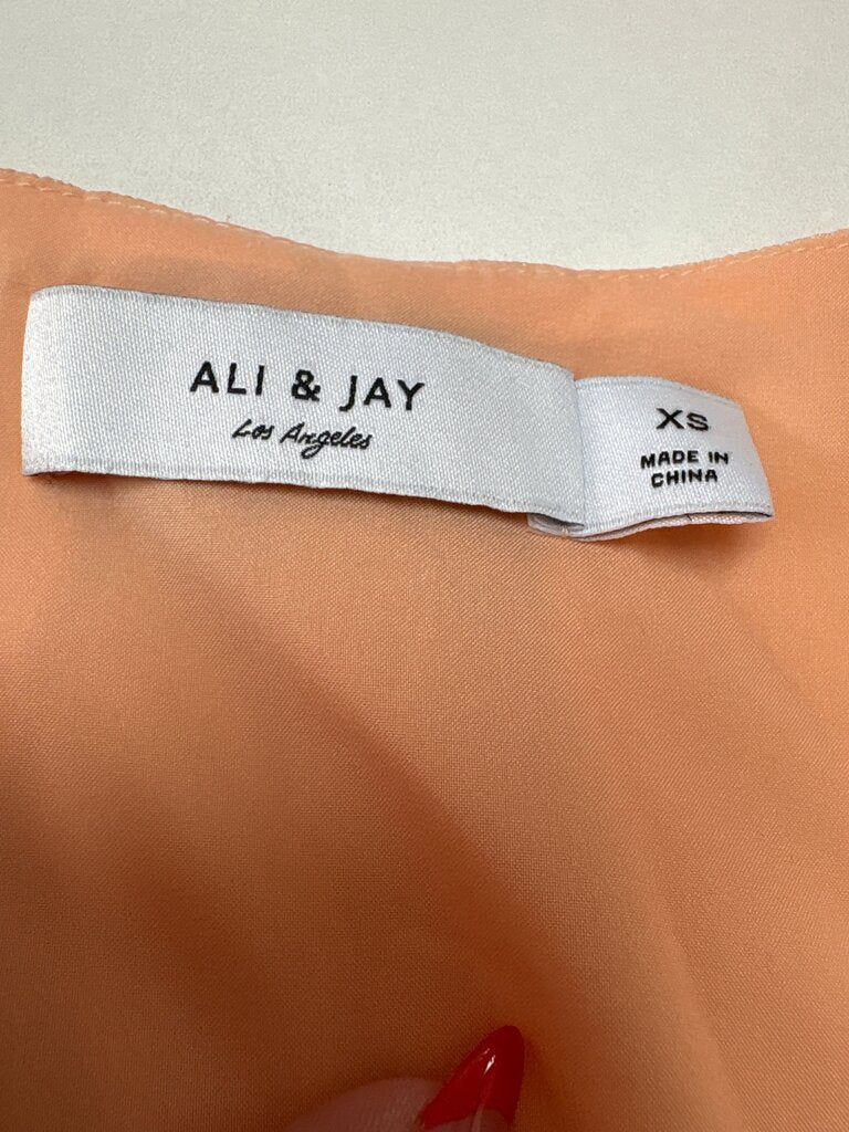 Ali & Jay Peach Dress