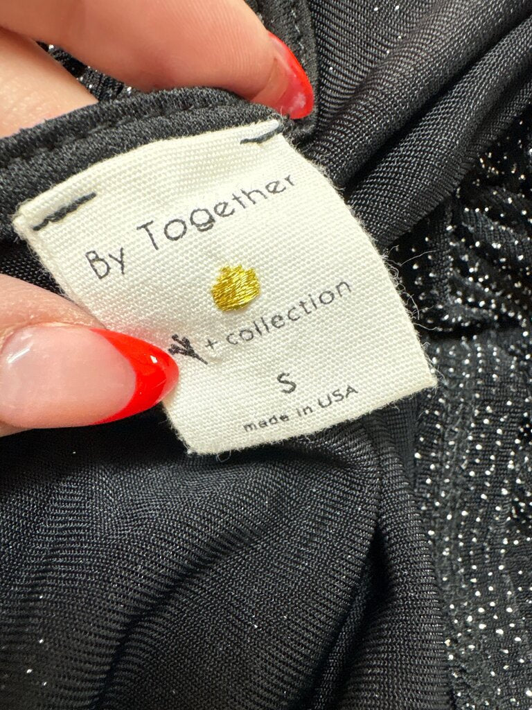 By Together Black Sparkly Romper