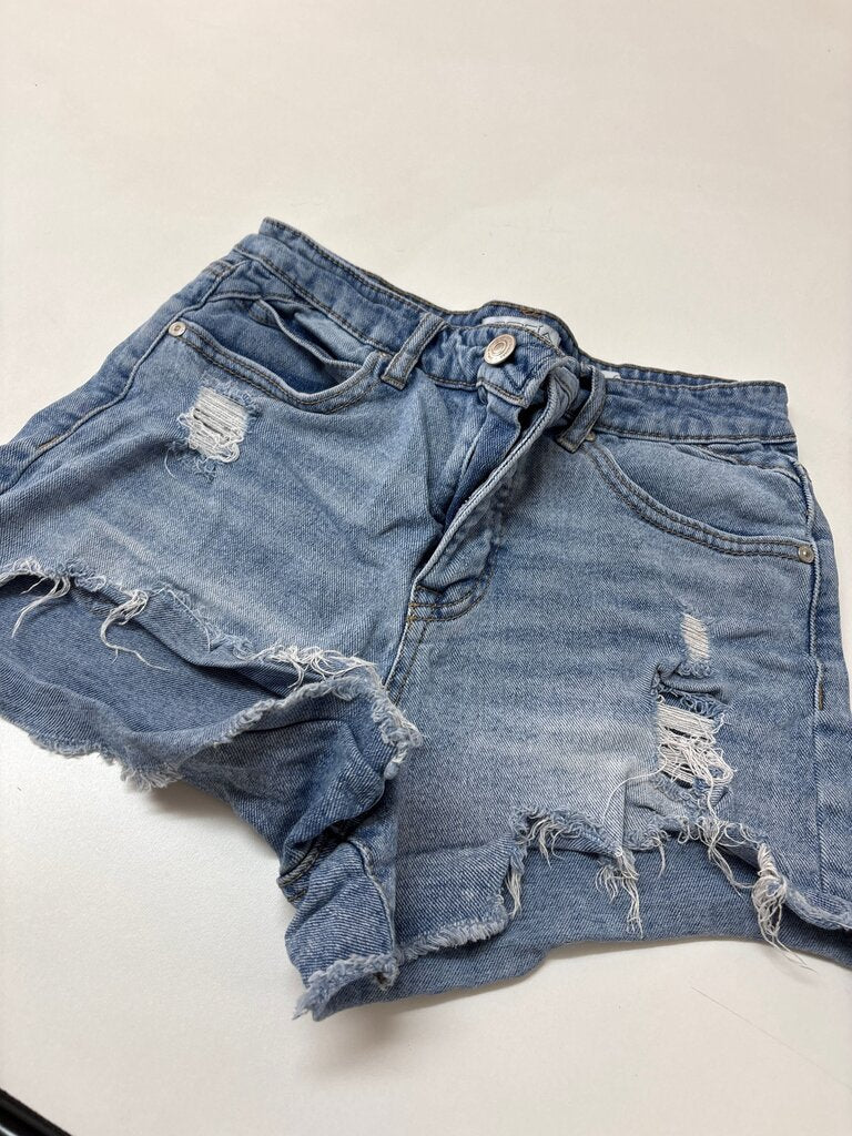 Sofia Jeans by Sofia Vergara Distressed Denim Shorts