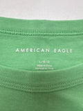 American Eagle Green Graphic Tee