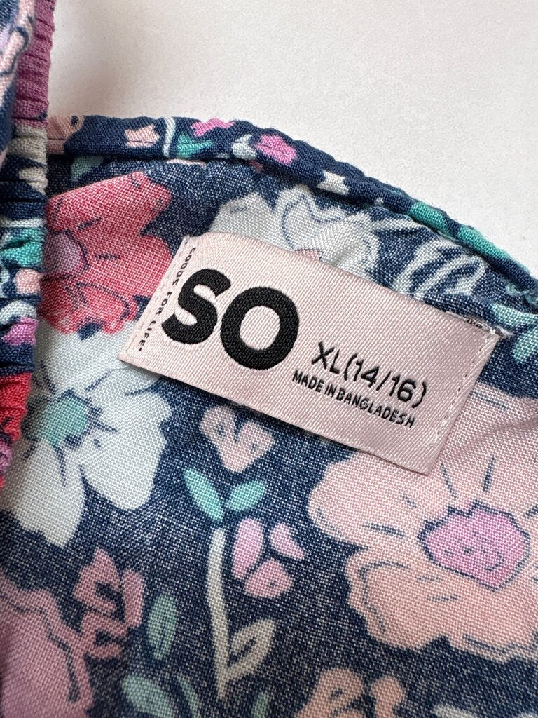 SO Floral Print Top