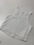 Wild Fable White Ribbed Crop Top