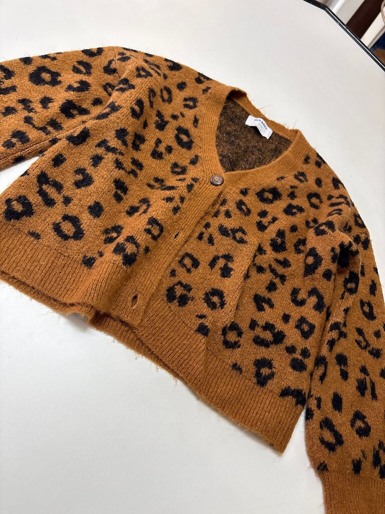 Old Navy Leopard Print Cardigan