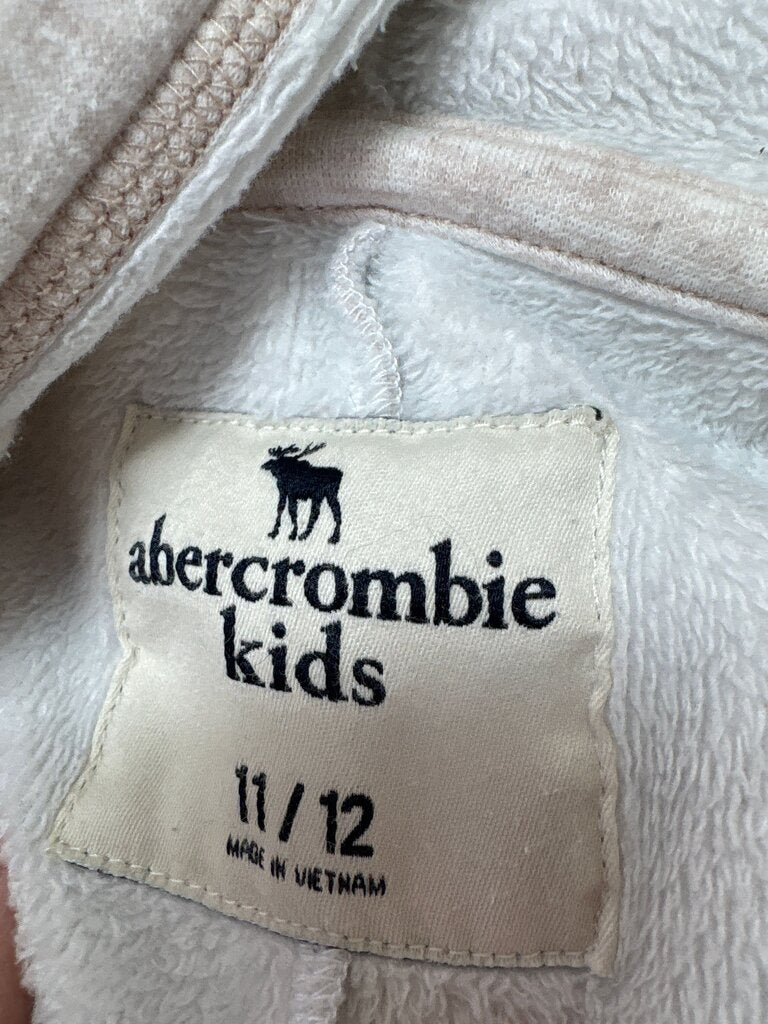 Abercrombie Kids Cream Zip-Up Hoodie
