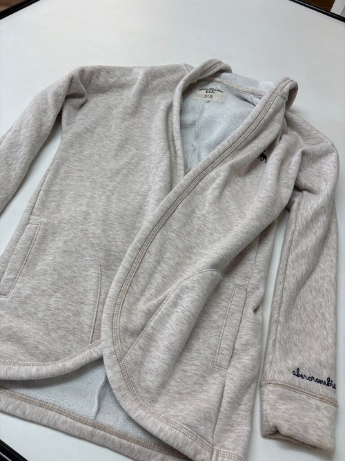 Abercrombie Kids Cream Zip-Up Hoodie