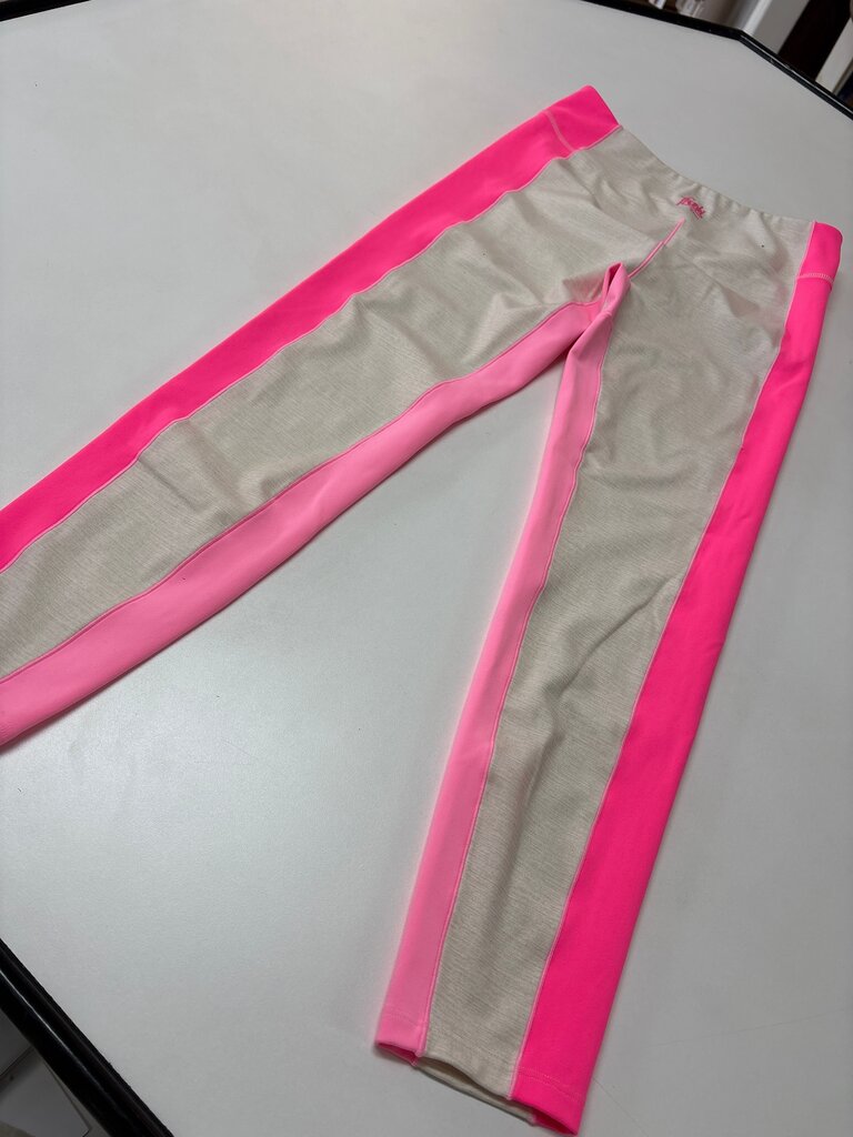 Franki Sport Girls' Pink and Beige Leggings