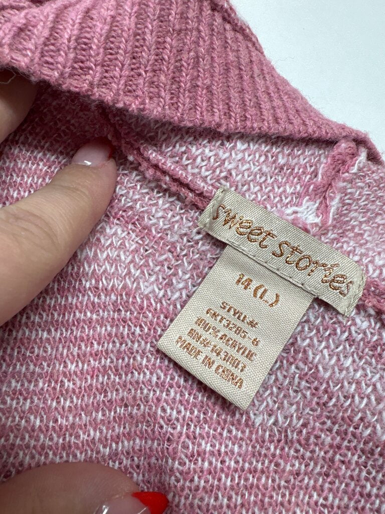 Sweet Stories Pink Floral Cardigan