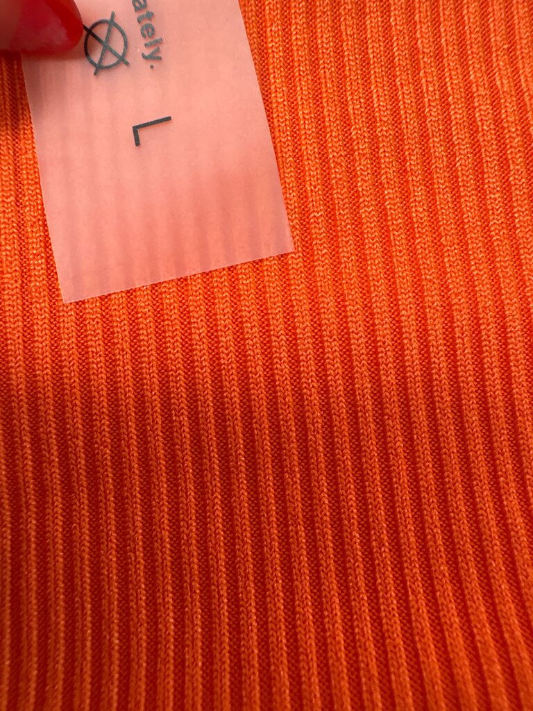 Ruffled Orange Bikini Set