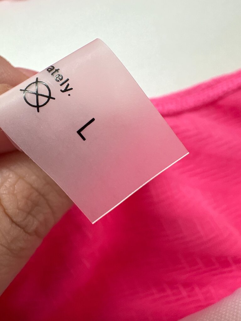 Bright Pink Two-Piece Swimsuit