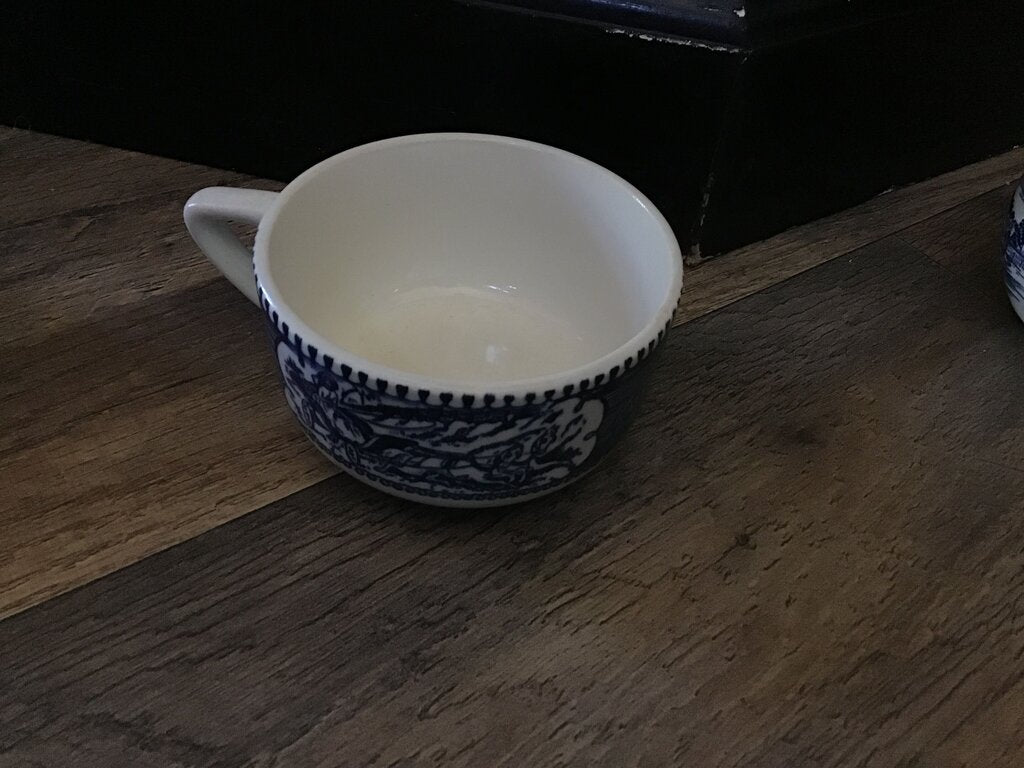 Blue and White Decorative Cup