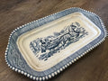 Blue and White Decorative Serving Platter