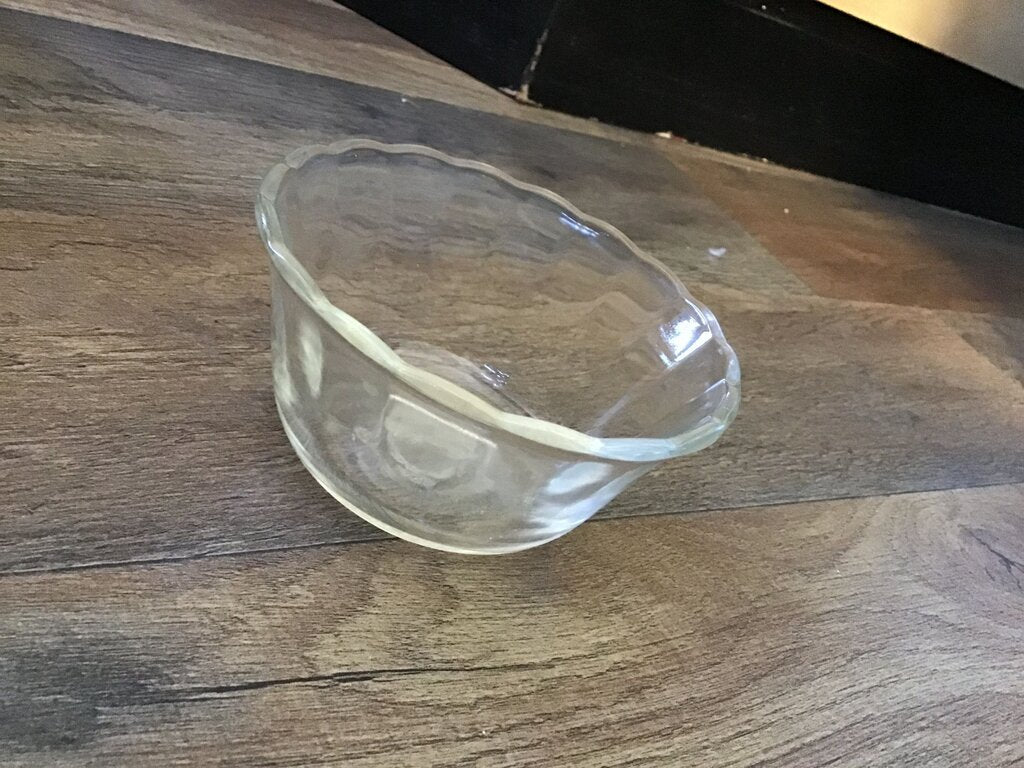 Clear Glass Mixing Bowl