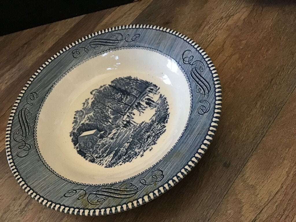 Currier & Ives Early Winter Bowl