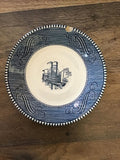 Blue Historical Souvenir Plate