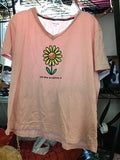 Life is Good Flower Graphic T-Shirt