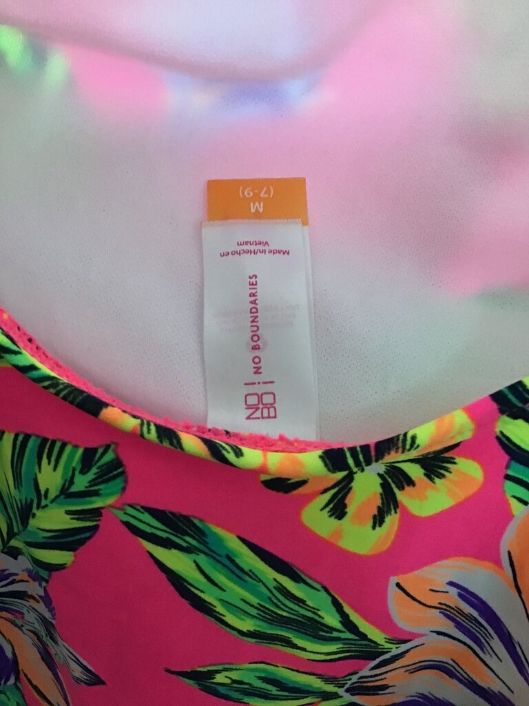 Pink Floral One-Piece Swimsuit