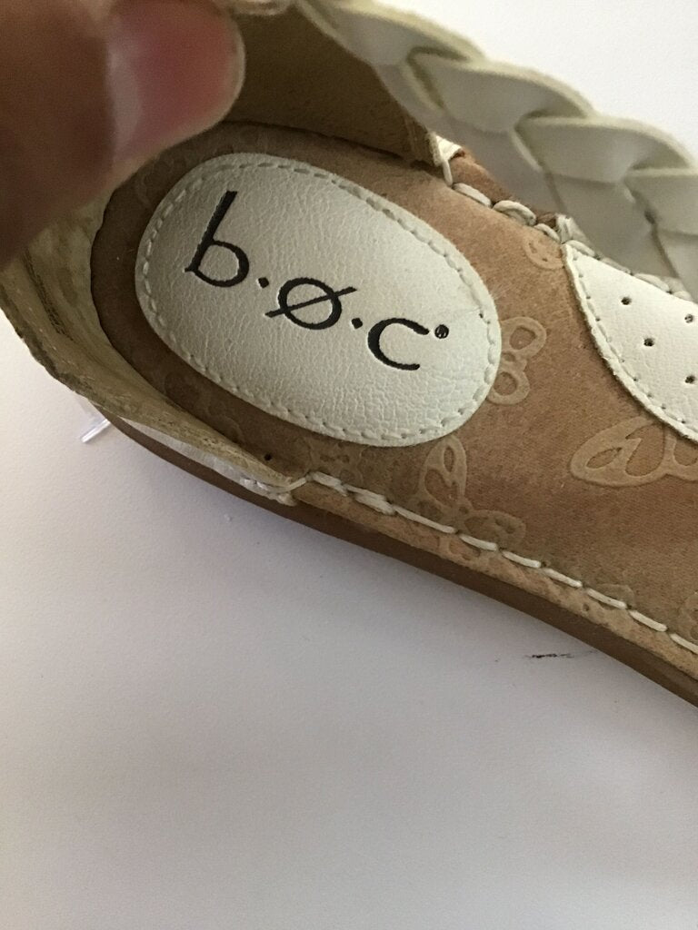 b.o.c. Women's White Braided Sandals