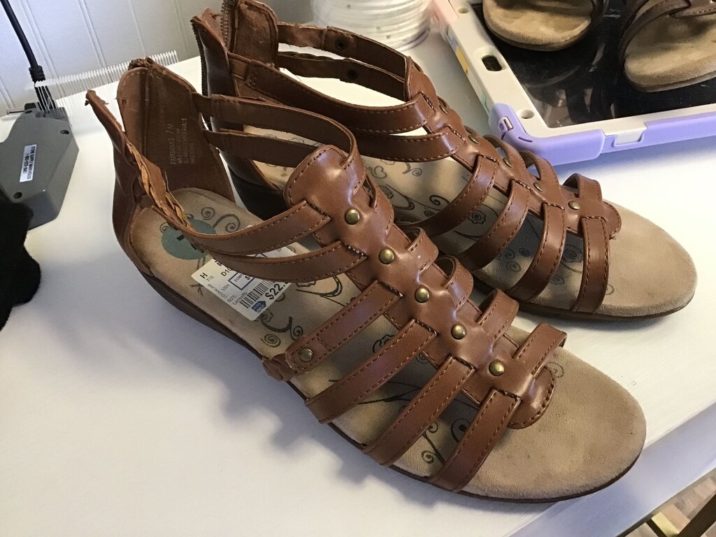 Brown Strappy Sandals