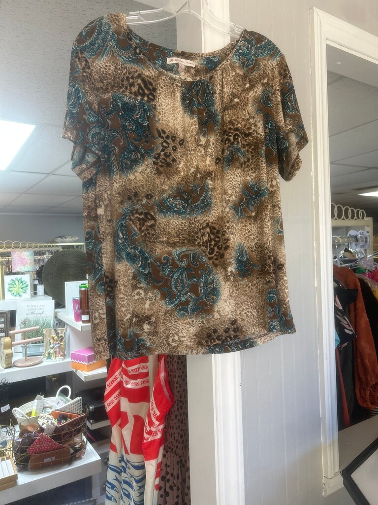 JM Collection Women's Short Sleeve Top