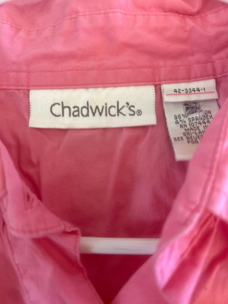 Chadwick's Women's Short Sleeve Pink Shirt