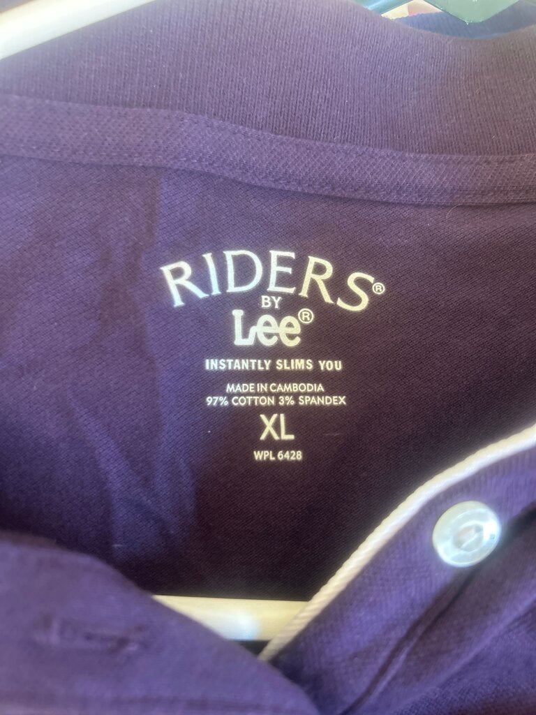 Riders by Lee Women's Purple Polo Shirt