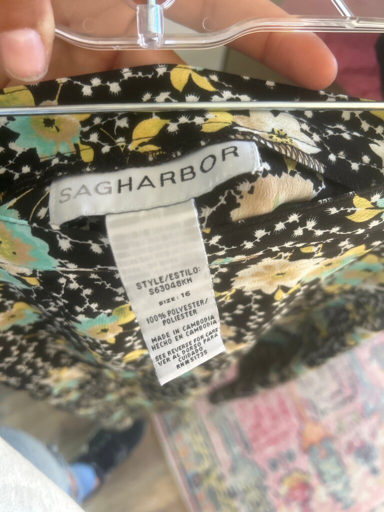 Sag Harbor Floral Print Skirt