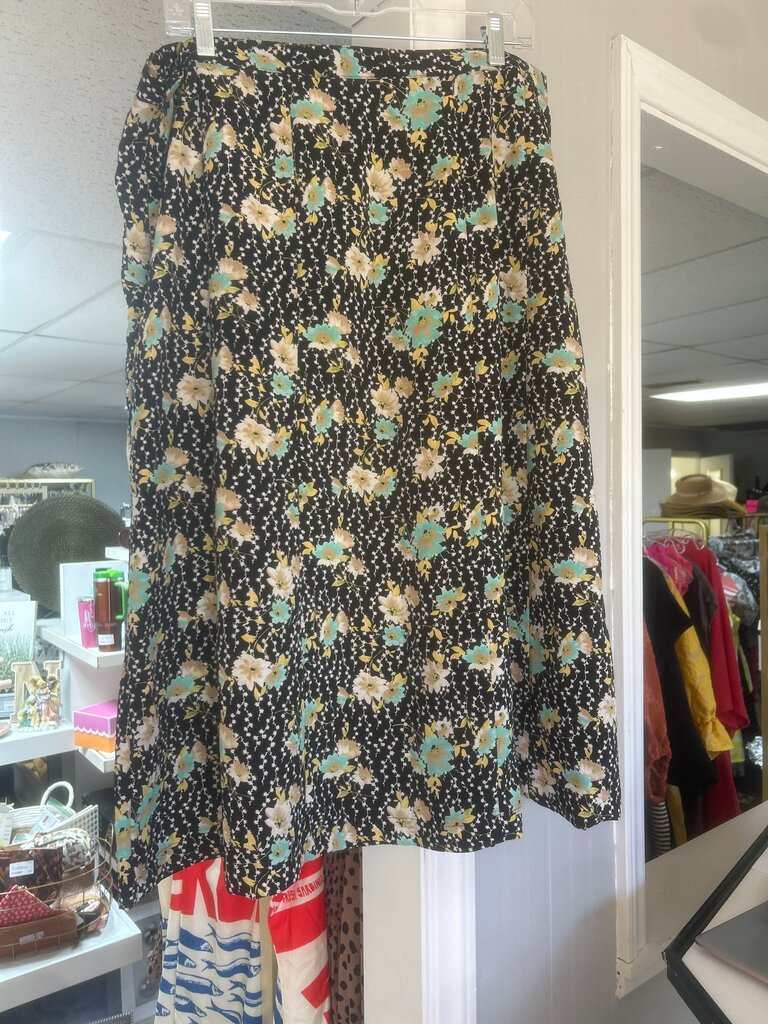 Sag Harbor Floral Print Skirt