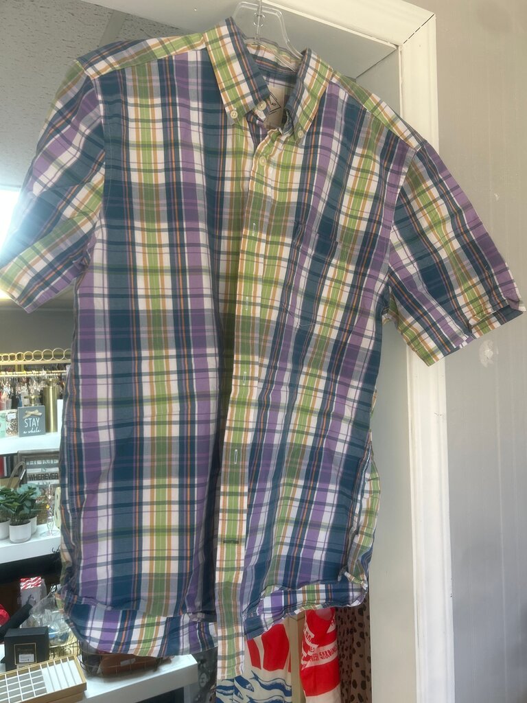 St. John's Bay Men's Short Sleeve Plaid Shirt
