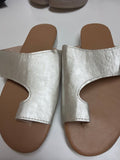 Women’s Metallic Slip-On Sandals