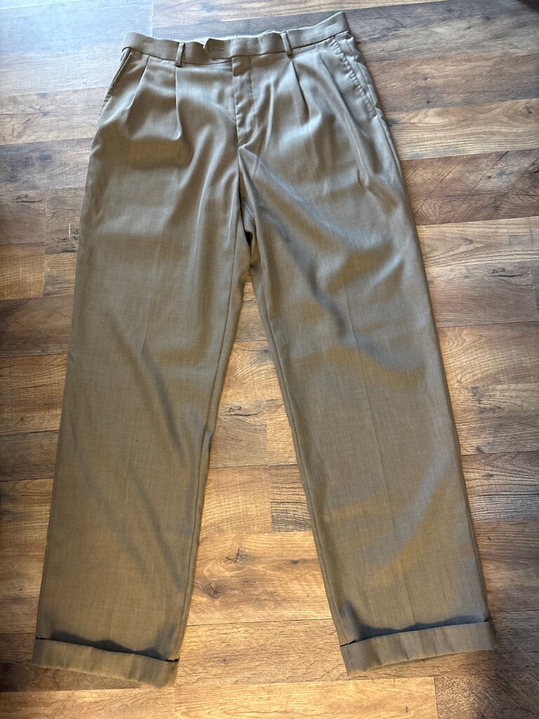 Men's Beige Dress Pants