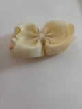 Elegant Ivory Hair Bow