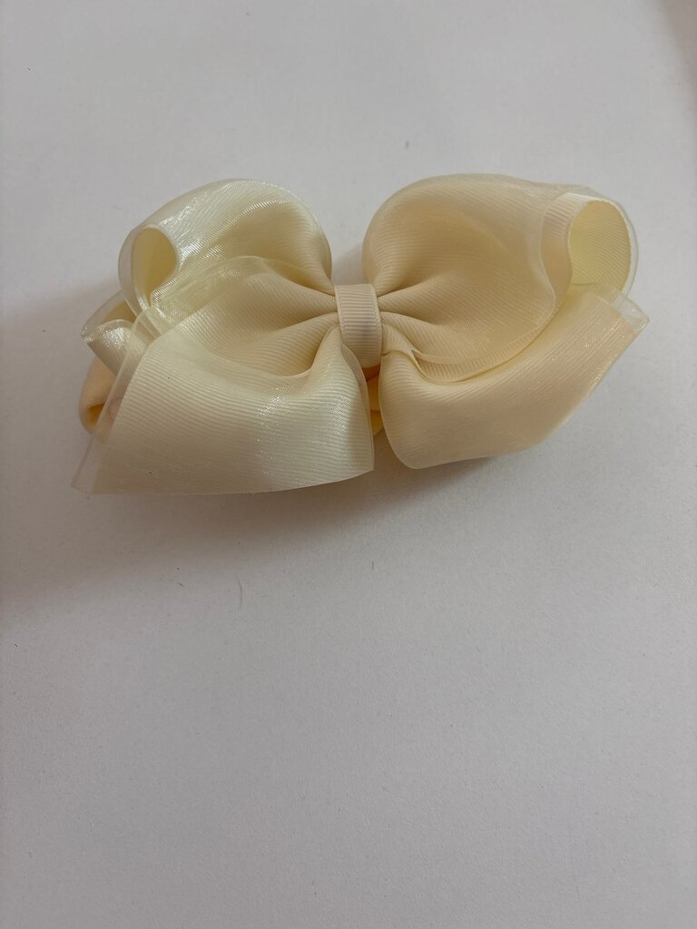 Elegant Ivory Hair Bow