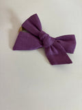 Purple Hair Bow