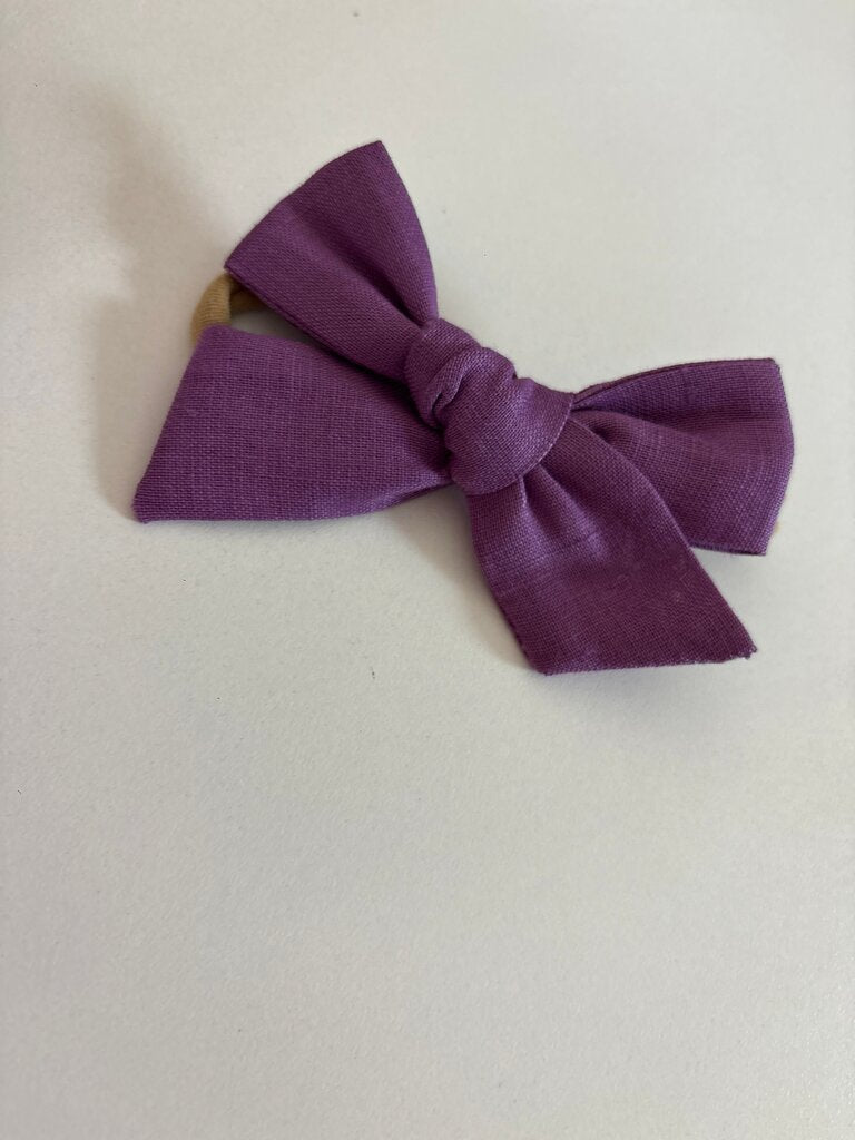 Purple Hair Bow