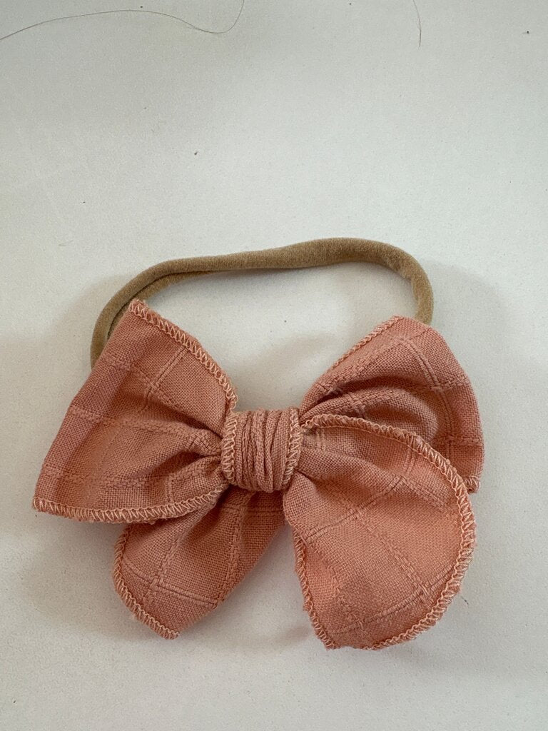 Pink Bow Hairband