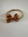 Floral Bow Hair Tie