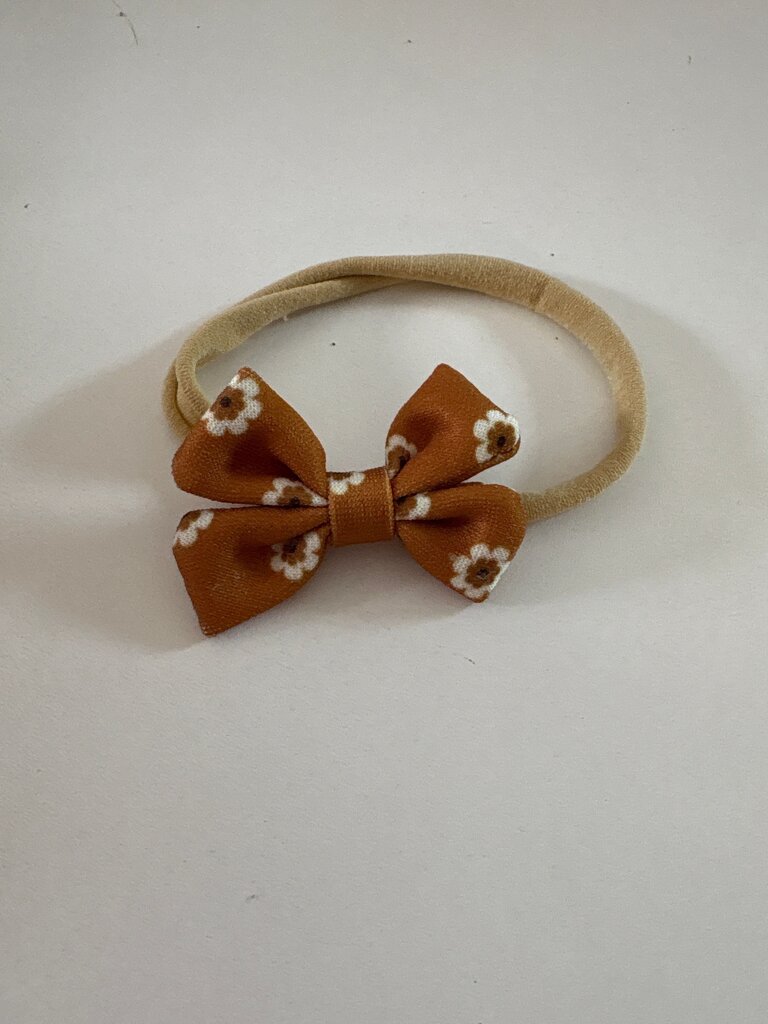 Floral Bow Hair Tie