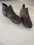 MIA Women's Ankle Boot with Glitter Accents