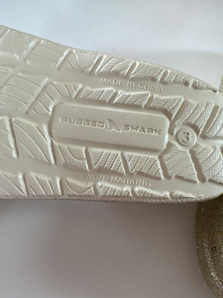 Rugged Shark Glitter Clogs