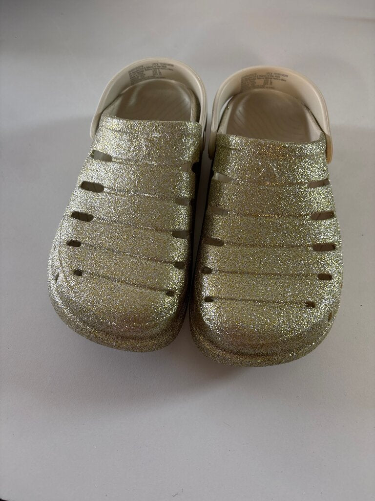 Rugged Shark Glitter Clogs