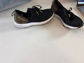 Black and Leopard Print Sneakers
