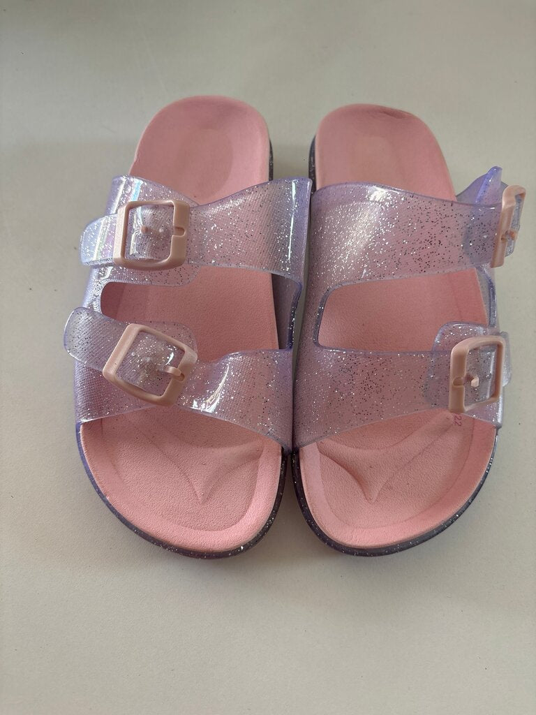 Glitter Pink Summer Sandals